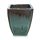 AZALEA/RAIN GREEN prémium kül- és beltéri kerámia virágkaspó (26 x 26 x 36,5 cm)