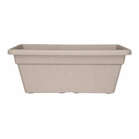 Műanyag virágláda - Taupe