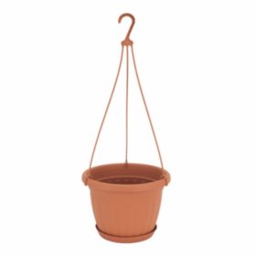 Műanyag függeszthető virágcserép - Terracotta - 25 cm