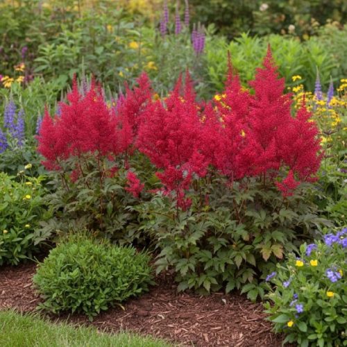 Japán tollbuga – Astilbe japonica 'Red Sentinel'