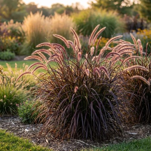 Bordó tollborzfű – Pennisetum advena ‘Rubrum’