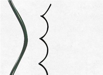 Paradicsom spirál karó acélból - Zöld (170 cm)